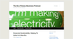 Desktop Screenshot of ecofitnessbusiness.com