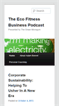 Mobile Screenshot of ecofitnessbusiness.com