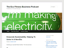 Tablet Screenshot of ecofitnessbusiness.com